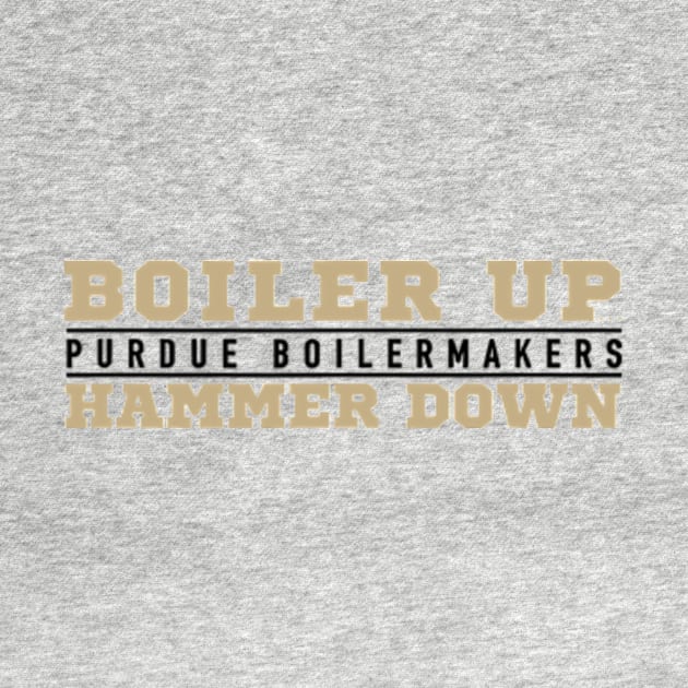 Purdue University Boilermakers Between The Lines by YASSIN DESIGNER